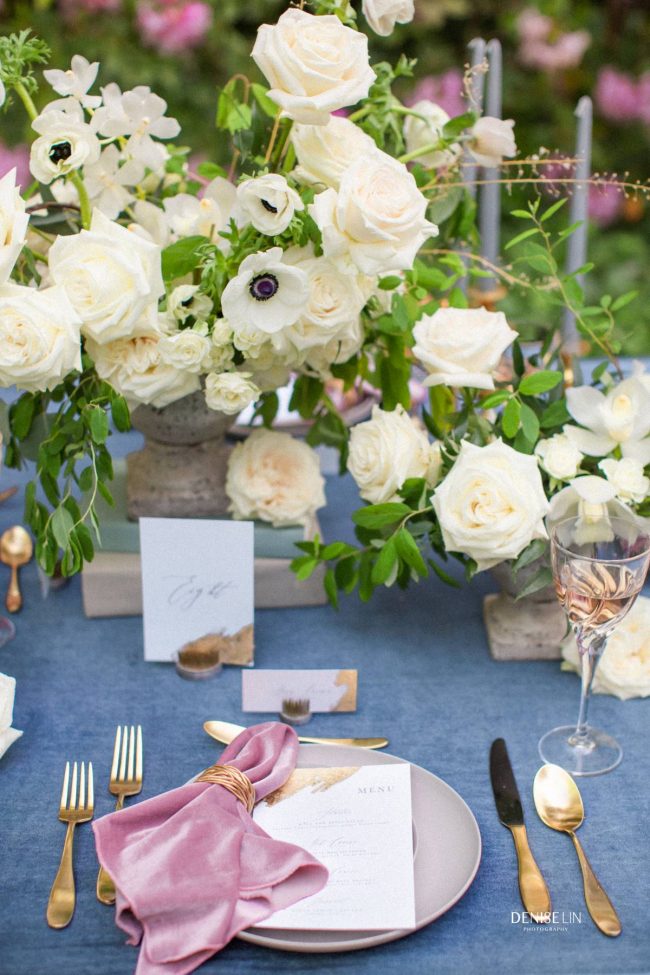 Backyard Wedding Rental Vancouver Tablescape