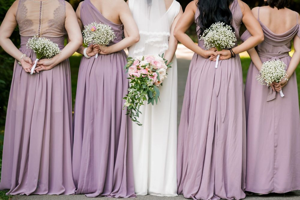 Fairmont Waterfront Wedding bridal party