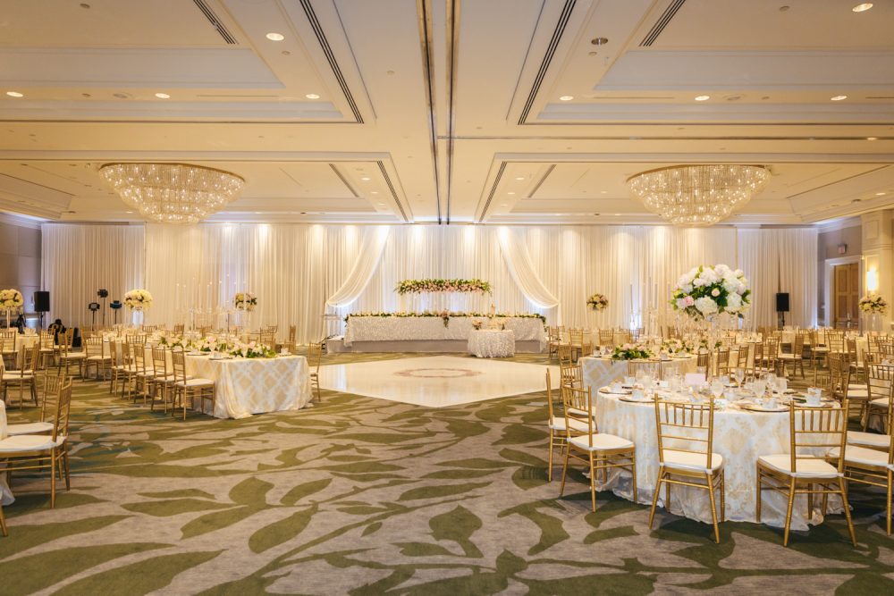 Fairmont Waterfront Wedding reception