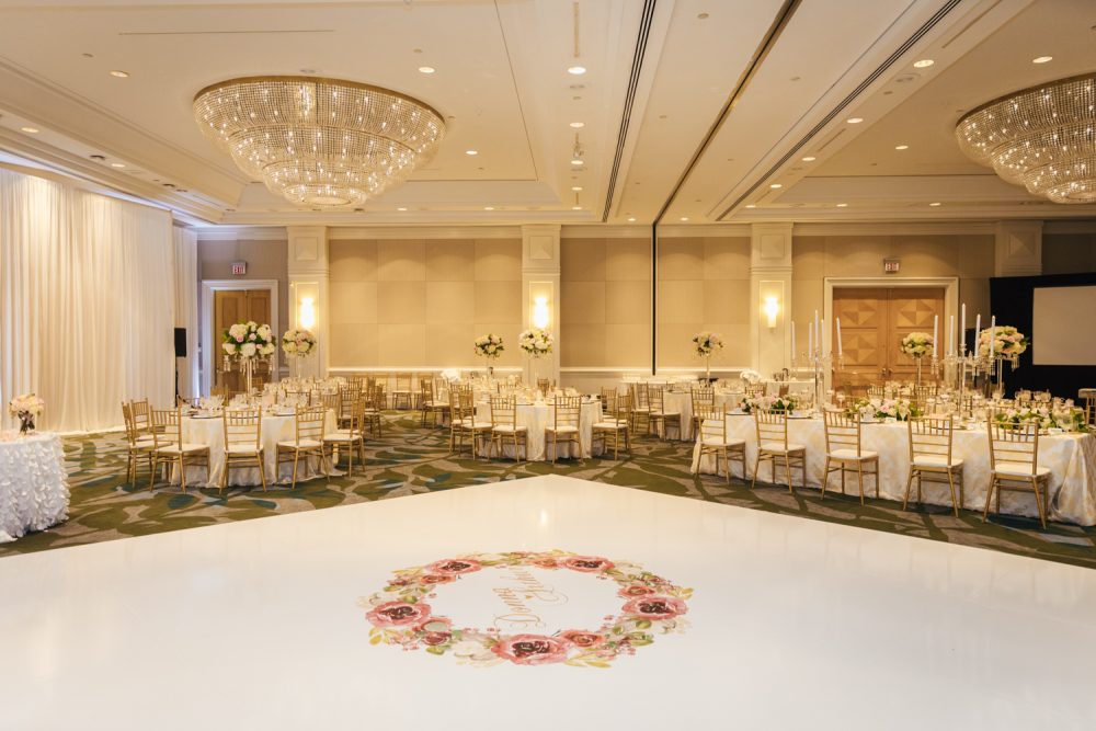 Fairmont Waterfront Wedding ballroom