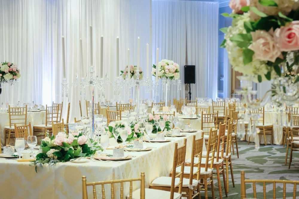 Fairmont Waterfront Wedding VIP table