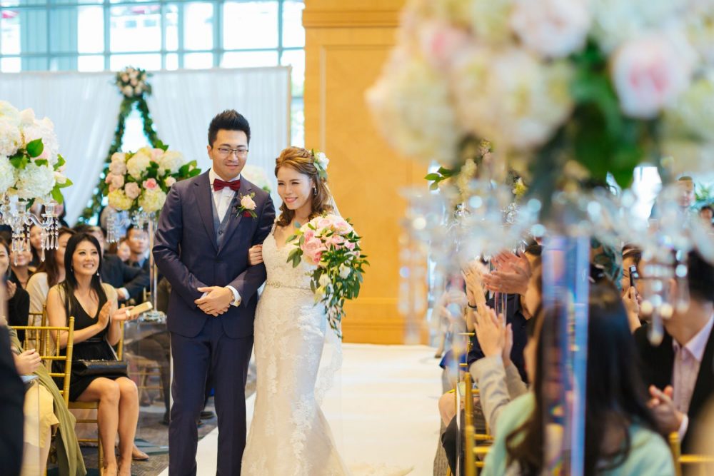 Fairmont Waterfront Wedding ceremony