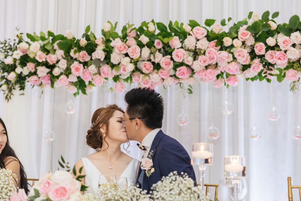 Fairmont Waterfront Wedding head table