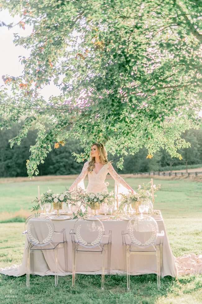 sunset roma styled shoot paradise events