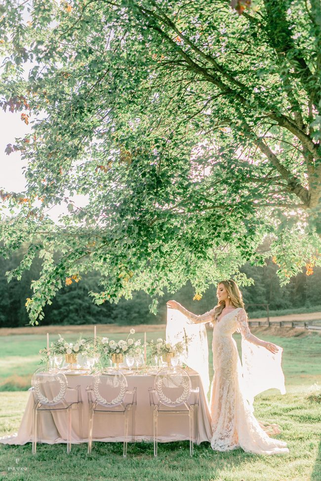 sunset roma styled shoot paradise events