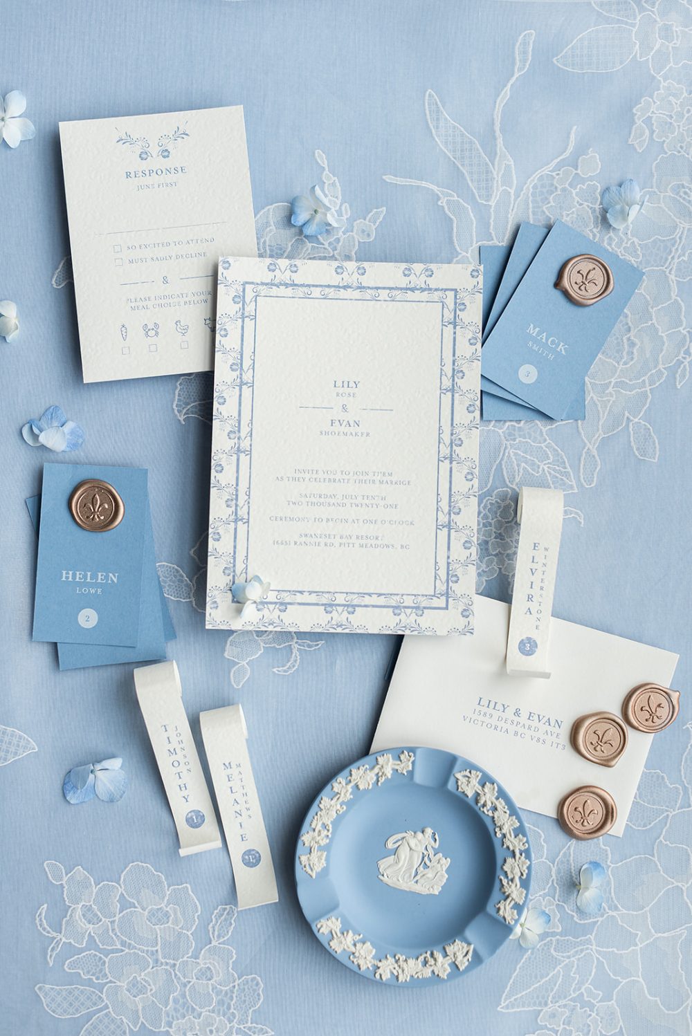 blue wedding